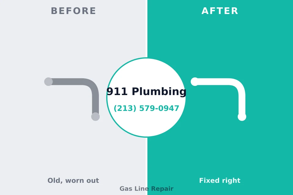 Before and after: plumbing repair Fair Oaks, GA